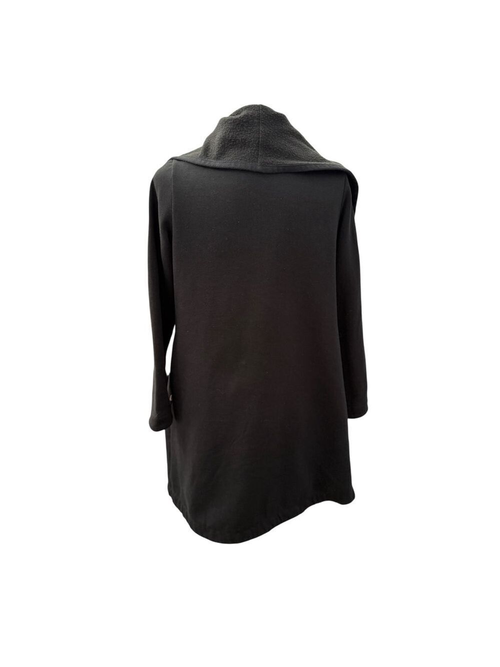 UGG Black Fleece Blanket Coat Size S - Picture 4 of 5